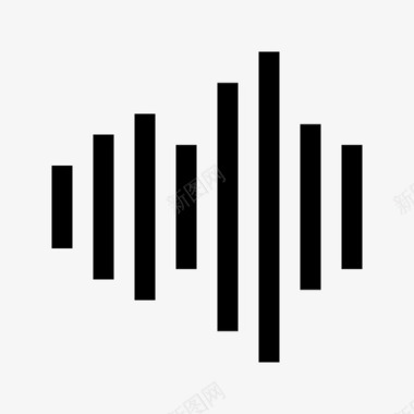 声波无线电波演奏图标图标
