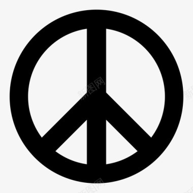 和平反战善良图标图标