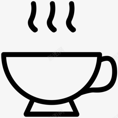 冷饮茶杯马克杯热饮图标图标