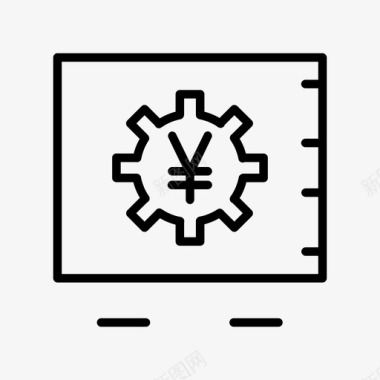 贵重物品储存金库贵重物品贸易图标图标