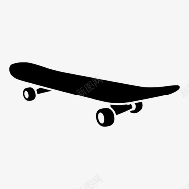 轮子滑板滑冰运动图标图标