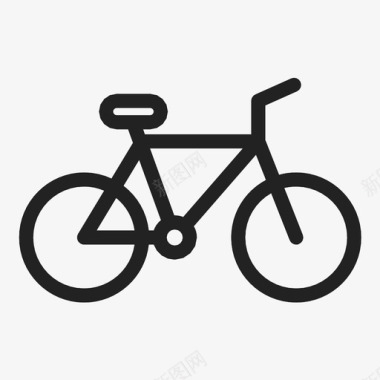 自行车车轮交通工具图标图标