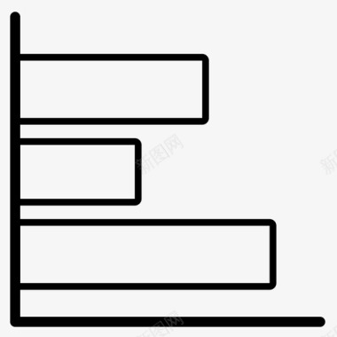 信息创意图表条形图统计演示图标图标