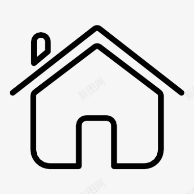 房地产图标矢量图住宅房地产物业图标图标