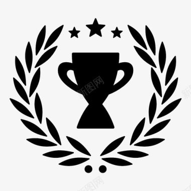 标识logo设计奖杯保证荣誉图标图标