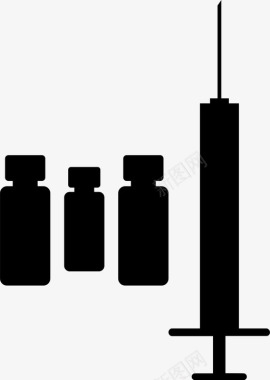 疫苗接种疫苗注射器图标图标