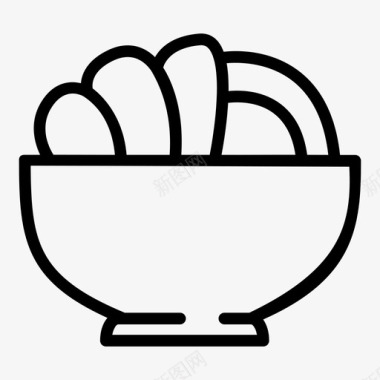 碗里的食物陶瓷的吃的图标图标