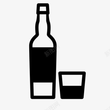 经典苏格兰威士忌苏格兰威士忌酒精饮料图标图标