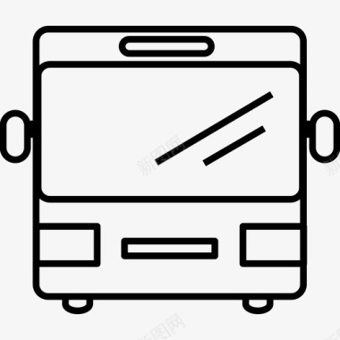 公共交通标识公共汽车交通公共交通系统图标图标