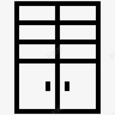 文件柜衣柜衣橱橱柜图标图标