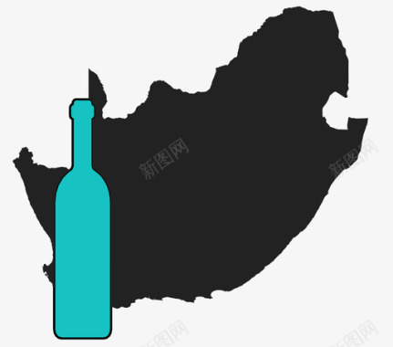 南非葡萄庄园南非葡萄酒图标图标