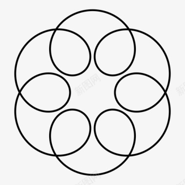 对称螺旋形对称重复图标图标
