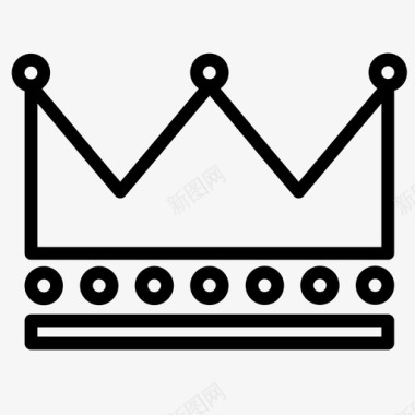 奢华皇冠皇室皇室成员图标图标