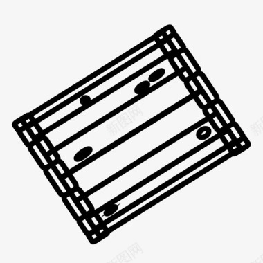 木桥木平台木板图标图标