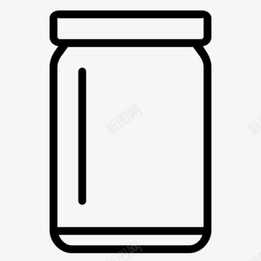 罐子罐子瓶子容器图标图标