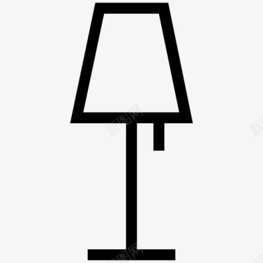 灯具台灯落地灯图标图标