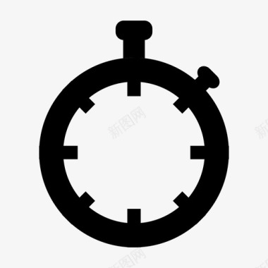 循环计时器秒表运动图标图标
