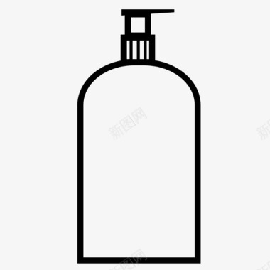 肥皂分配器肥皂瓶沐浴露图标图标