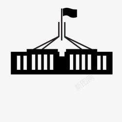 堪培拉建筑法案澳大利亚图标高清图片
