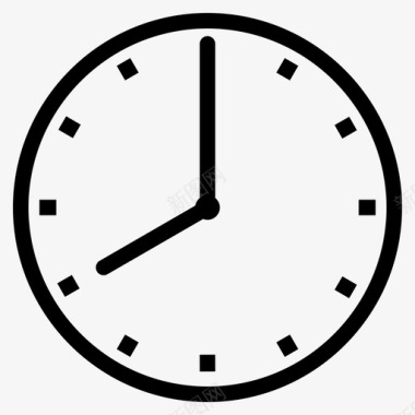 流逝的时间时钟小时秒表图标图标