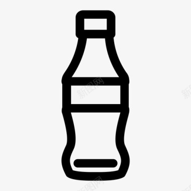 物汽水瓶可口可乐可乐图标图标