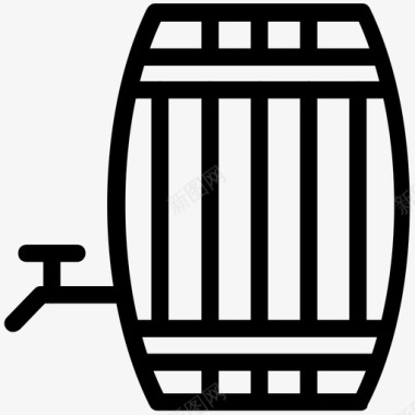 厨房碗盆设备酒桶厨房设备饮水机图标图标