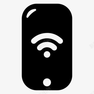无线智能手机wifi信号图标图标