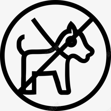 禁止使禁止携带宠物图标图标