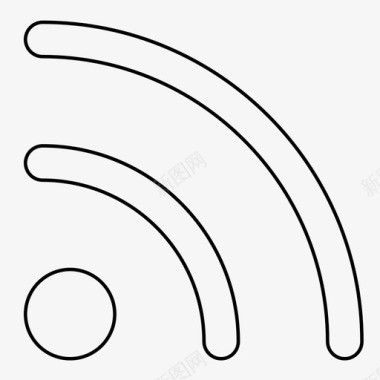 蓝牙通信wifi网络技术图标图标