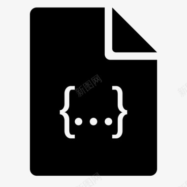 HTML代码代码文档WebProgramme图标图标