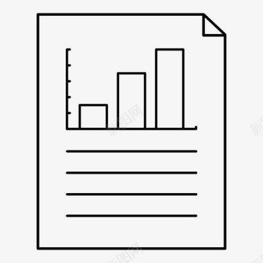 条形素材条形图统计信息报表图标图标