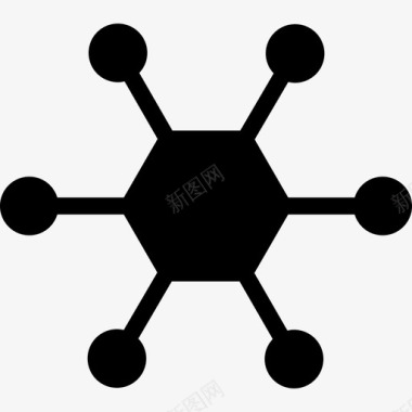 白胡子科学家病毒科学家科学研究图标图标