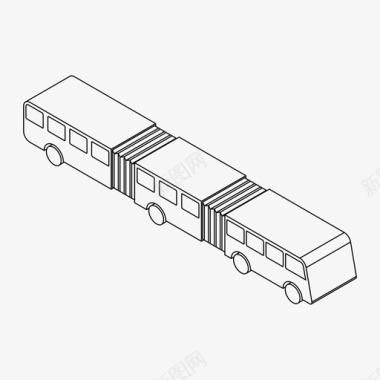 公共矢量公共汽车公共交通运输图标图标