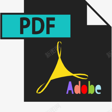 免费下载EPS矢量图pdf文件adobe pdf文件夹图标图标