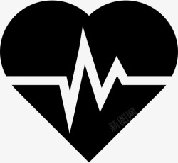 冠状动脉心脏健康心脏病发作ecp图标高清图片