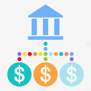 金融机构银行金融金融机构图标图标