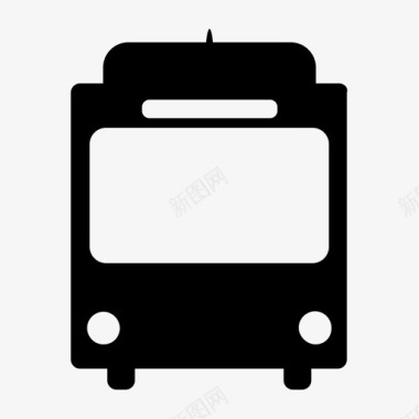 公共汽车公共交通地铁车厢图标图标