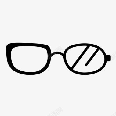 眼镜架视力测试图标图标