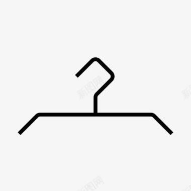 方形写字板衣架立方形图标图标