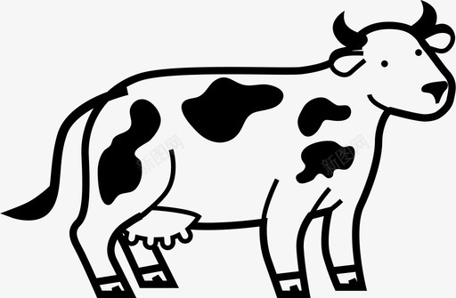 牛动物物品图标图标