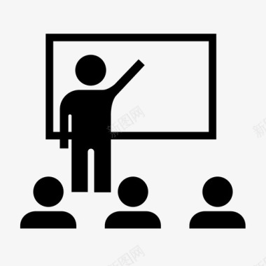 学生教室黑板教育图标图标