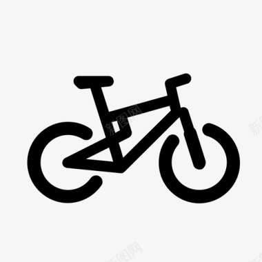越野自行车手山地车交通工具越野车图标图标