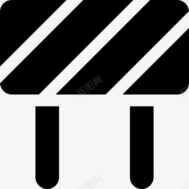 道路施工标志固定维护图标图标