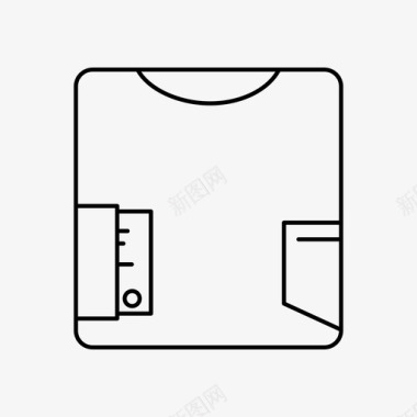 时装设计t恤运动衫时装图标图标
