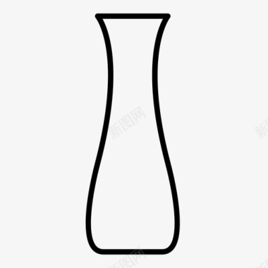 花瓶容器玻璃图标图标