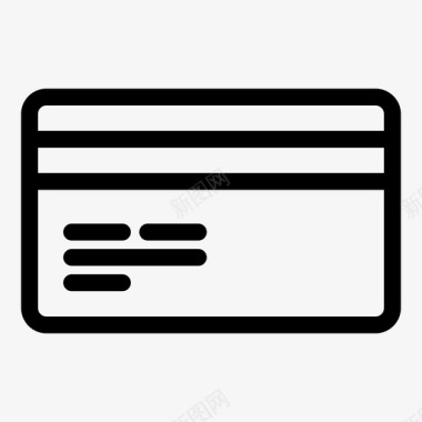 支付卡信用卡交易刷卡图标图标