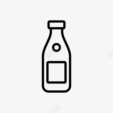 瓶搅拌机牛奶图标图标