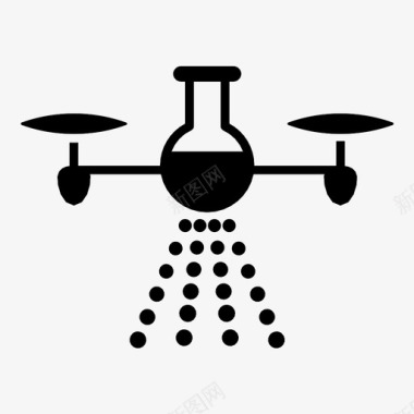 喷雾杀虫剂化学气溶胶天空淋浴图标图标