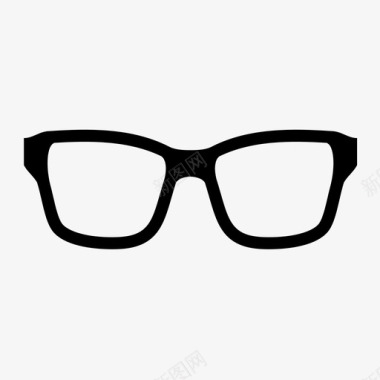 眼镜眼镜护理专业人士智慧图标图标