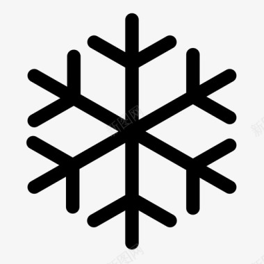 雪花桶雪花天气下雪图标图标